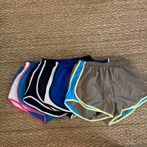 Nike Pants - 4 pair of women Nike tempo shorts